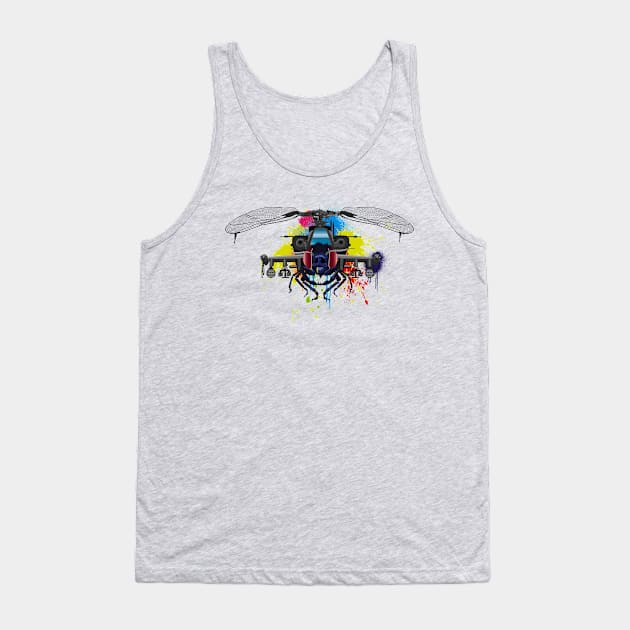 Dragon Attack Copter Tank Top by BOEC Gear